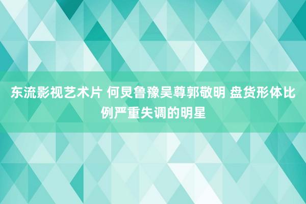 东流影视艺术片 何炅鲁豫吴尊郭敬明 盘货形体比例严重失调的明星